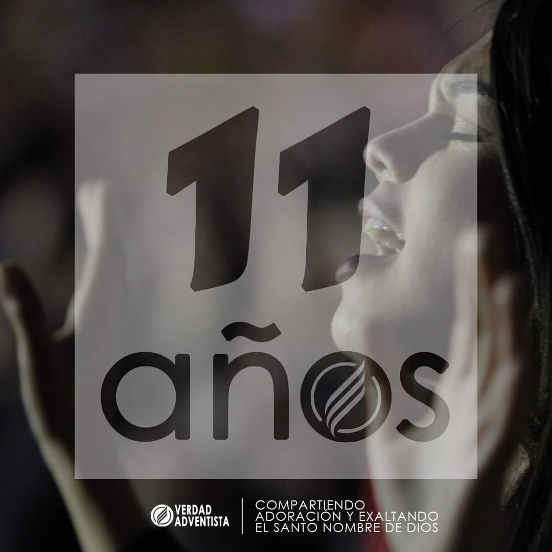 VerdadAdventist's tweet photo. 🥳 11 años compartiendo la verdad que Cristo viene pronto, a través de las redes sociales 📲 🌐

🥰 ¡Gracias por llevarnos en sus oraciones y por habernos acompañado a lo largo de estos 11 años! 🙏 

#VerdadAdventista #Adventistas7sv #AdventistasDIA #adventistas https://t.co/XUwqyIp8nN