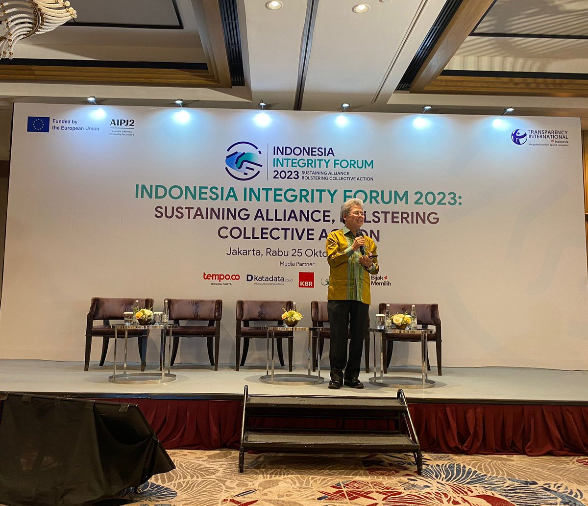 INDONESIA INTEGRITY FORUM 2023 Forum Multipihak ini digagas sebagai ...