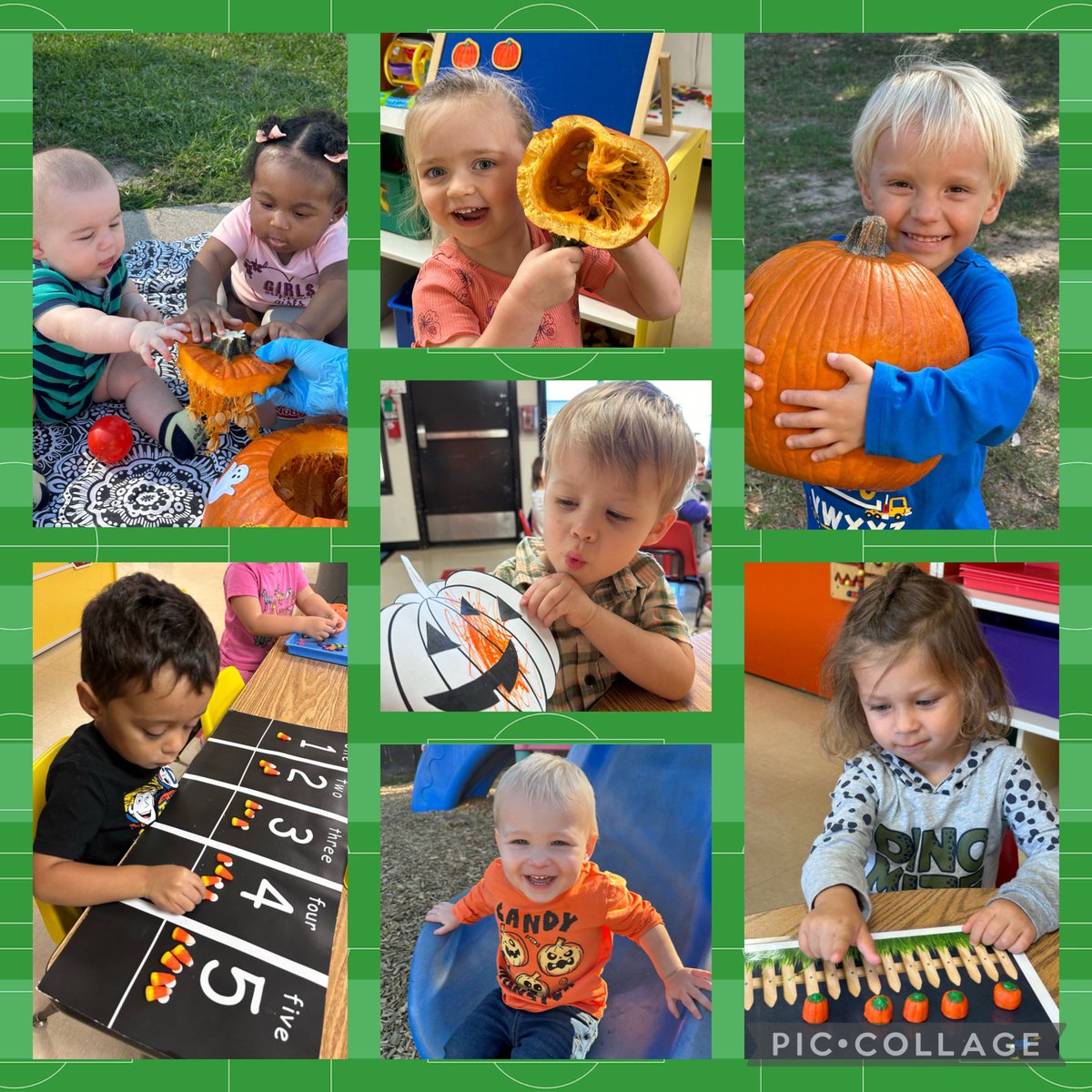 CFISDELC2's tweet photo. Let’s give them pumpkin to talk about. We carved out some fun during Pumpkin Week! #SquashGoals #HelloPumpkin #GourdVibesOnly #ELC2 @CFISDELCS https://t.co/472ySqLRZt