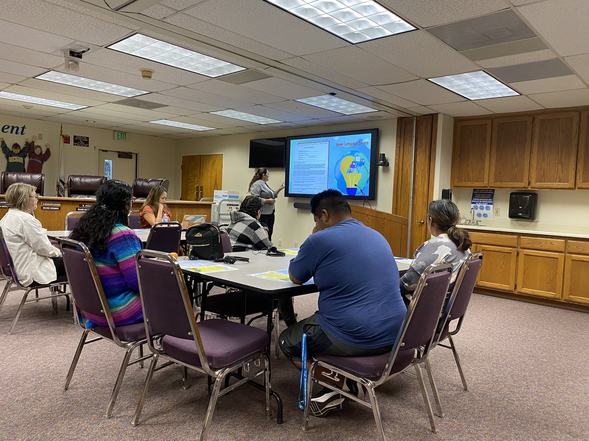 Our first #NSDnow English Learner Parent Forum was a great success! Our topic was “Identification of English Learners &amp; NSD Parent Empowerment website.” Thank you parents for joining our informative session &amp; engaging in your child’s academic &amp; language success! #StriveTogether