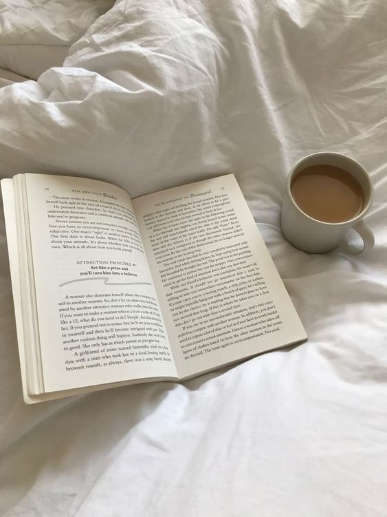 just want to snuggle up in bed with a good book