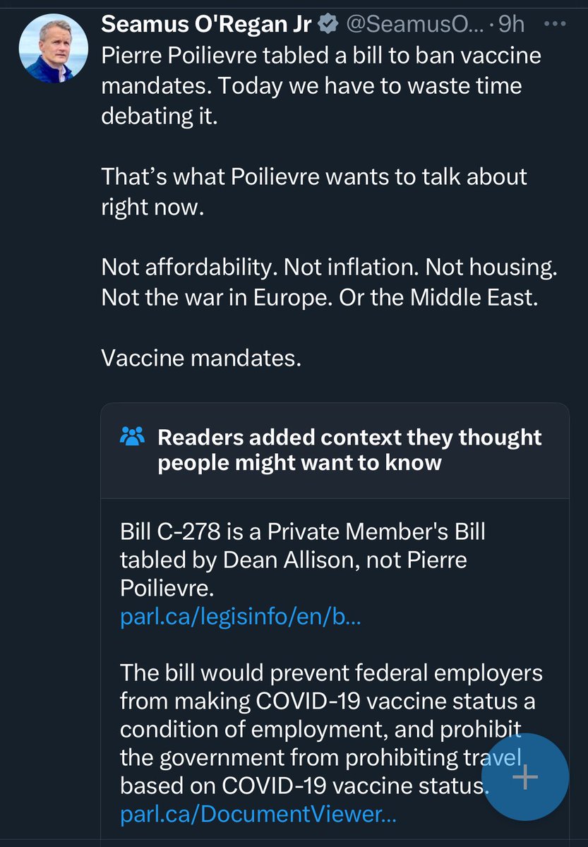 ryangerritsen's tweet photo. The Liberals are done. We are watching them self implode and it’s wonderful. I also enjoy seeing community notes on Seamus’s post. https://t.co/4fWtors5xO