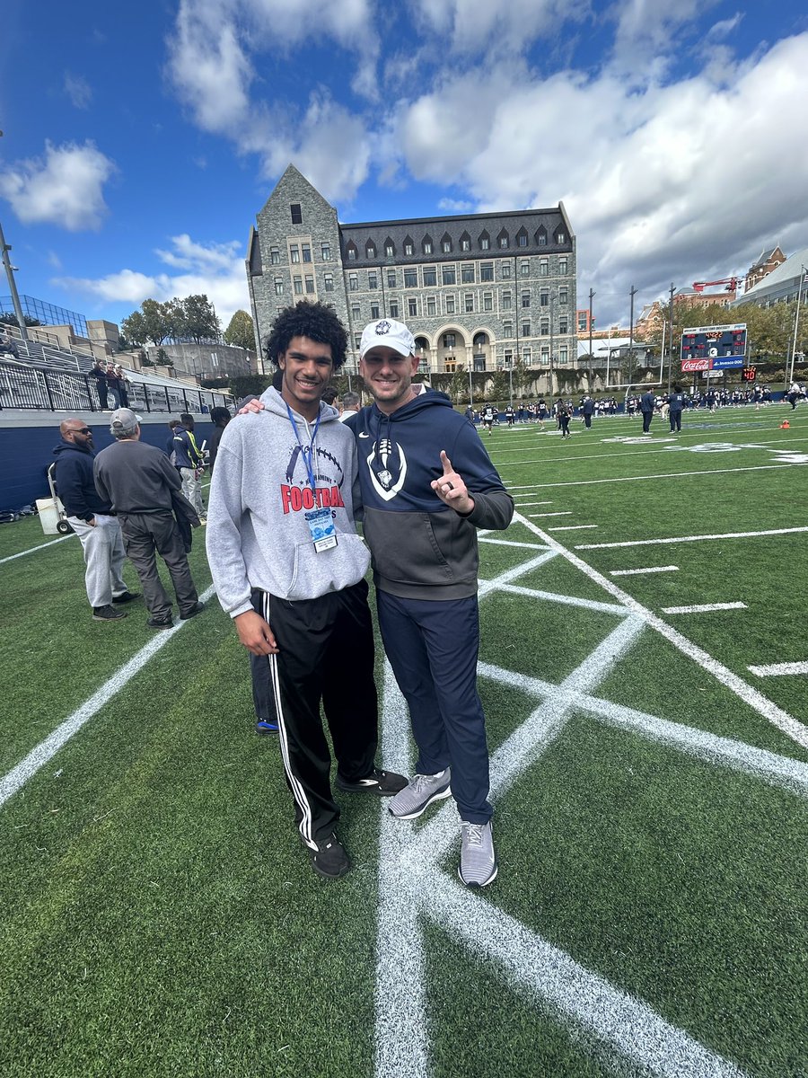 Saturday family visit <a href="/HoyasFB/">Georgetown Football</a> game against Colgate