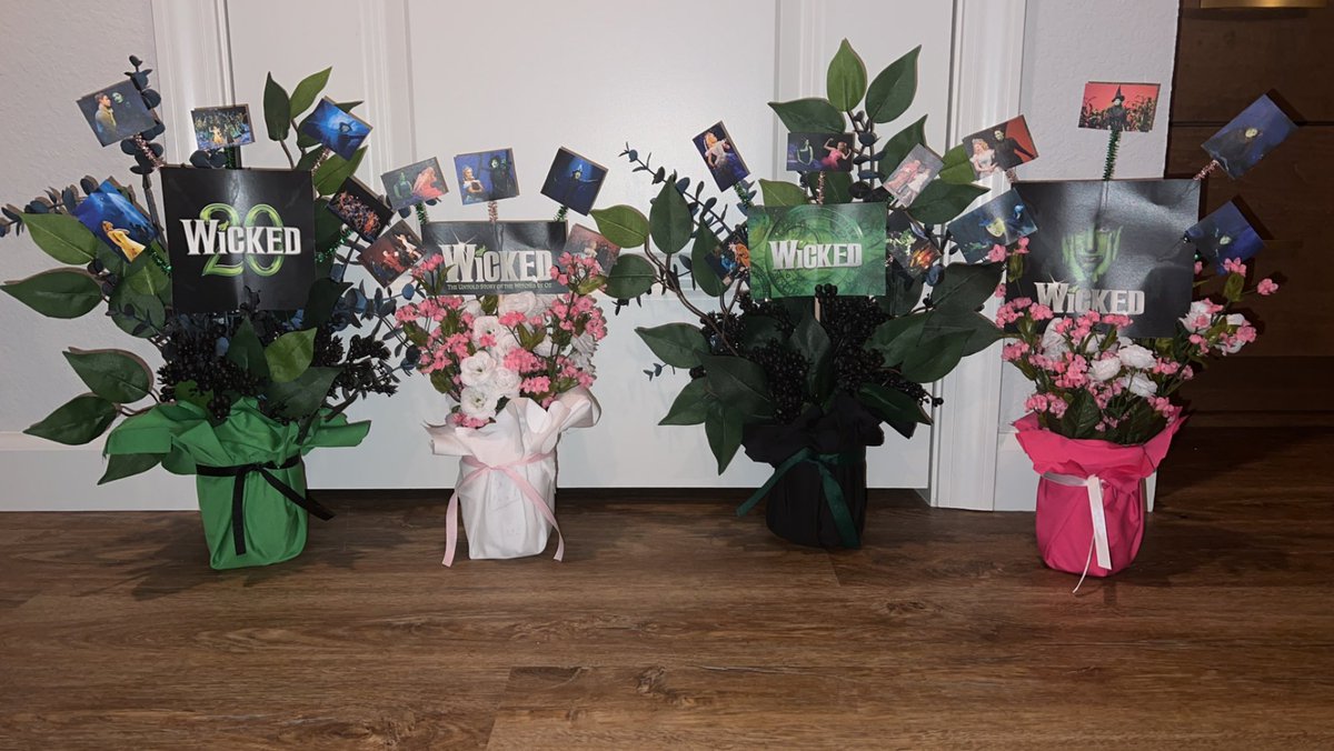 Getting ready for my <a href="/WICKED_Musical/">Wicked the Musical</a> Day dinner party with my friends!!! Can’t wait to celebrate Wicked’s 20 years on Broadway!!!!