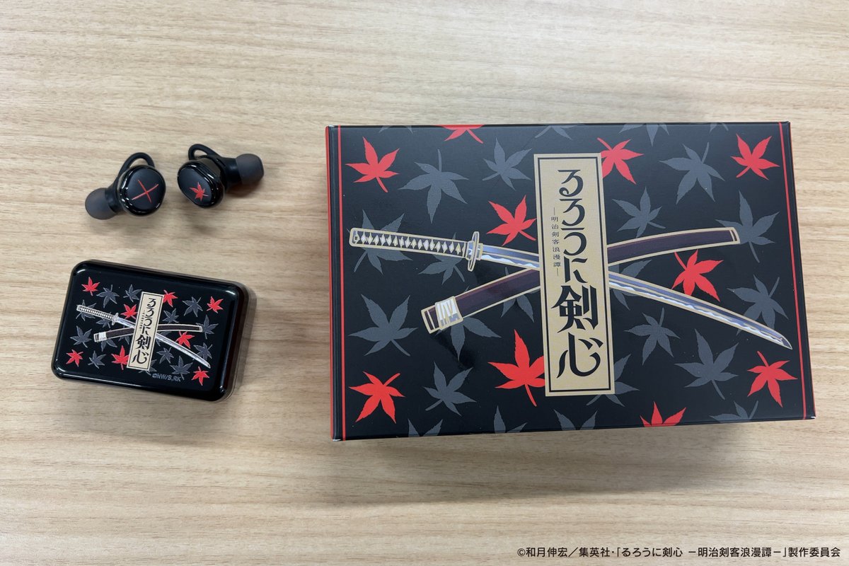 るろうに剣心オンキョーコラボ　ワイヤレスイヤホン るろうに剣心オンキョーコラボ ワイヤレスイヤホン アニメ「るろうに