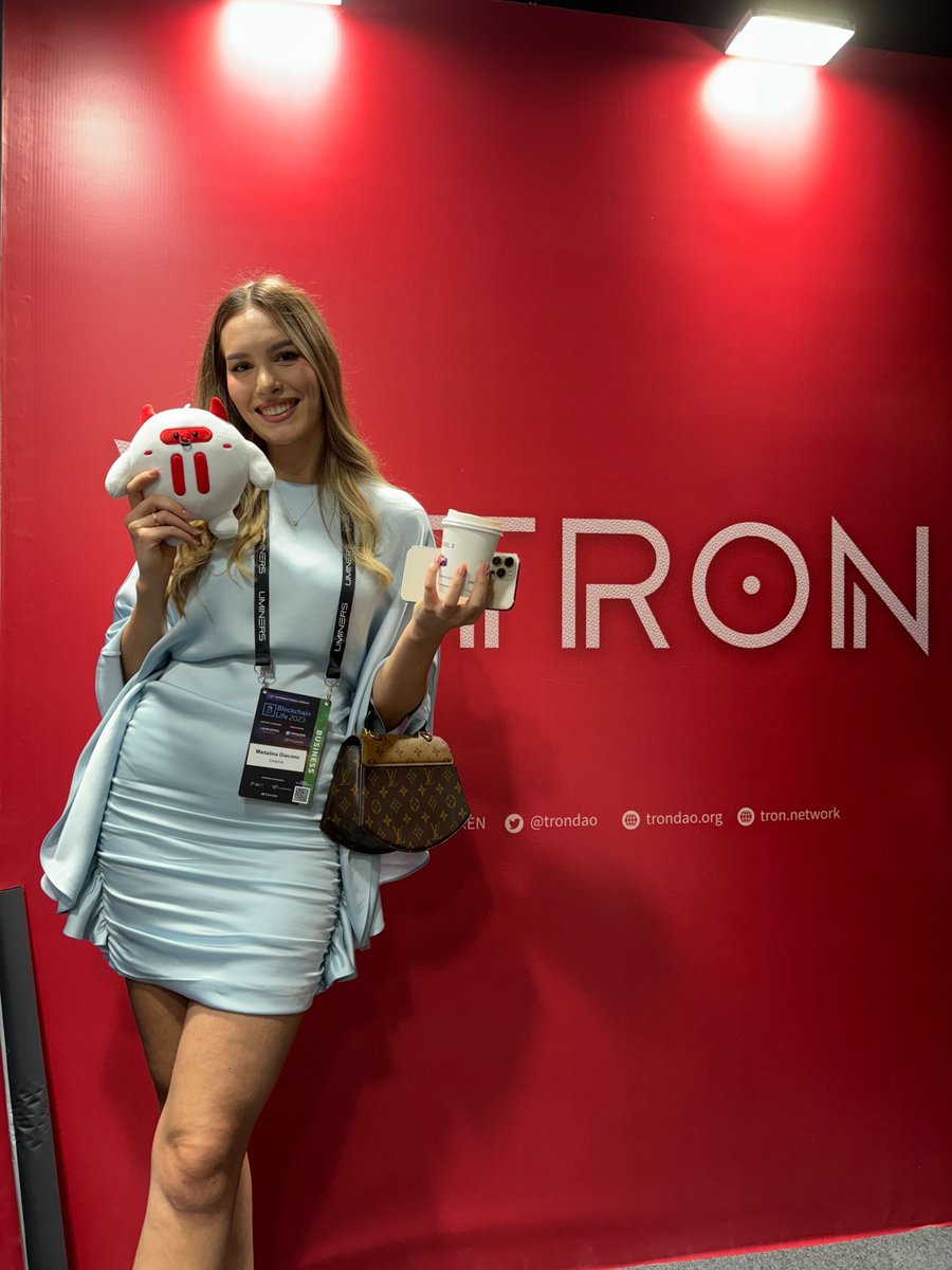 trondaoCN's tweet image. 😉波牛“喊”你来打卡！#TRON #BlockchainLife2023