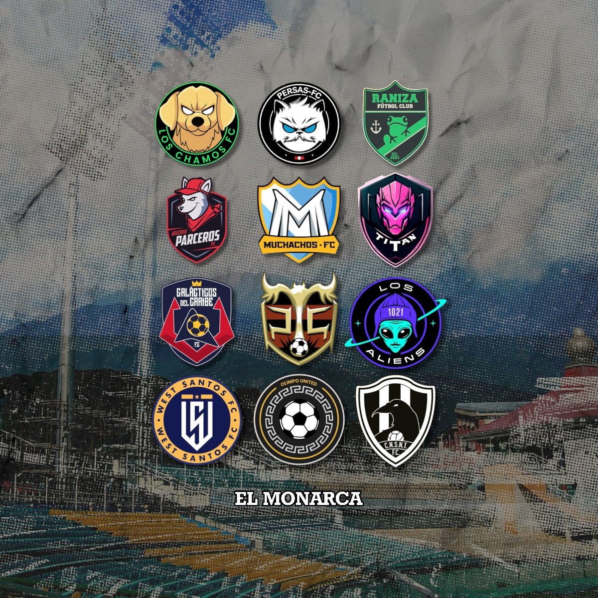 _ElMonarca's tweet photo. 👑 KINGS LEAGUE 👑
¡OFICIAL! 
Estos son los 12 clubes que conformaran la nueva Kings League Santander con sede en la Ciudad de México. 

#KingsLeagueAmericas https://t.co/v1YFsW9a21