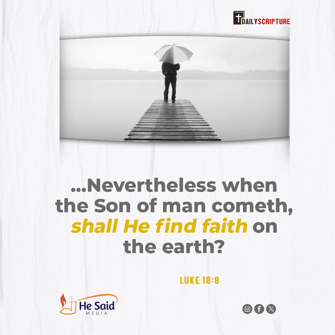 HeSaidMedia's tweet photo. "Blessed is that servant, whom his Lord when He cometh shall find so doing." [Matthew 24:46]

#WorkingFaith
#HeSaidMedia https://t.co/ctZrhuvjSY