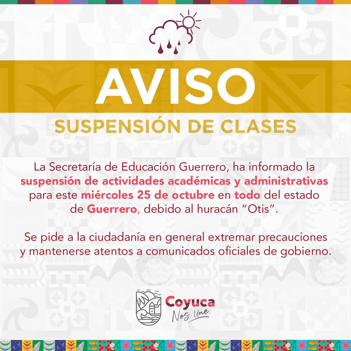 ATENTO AVISO