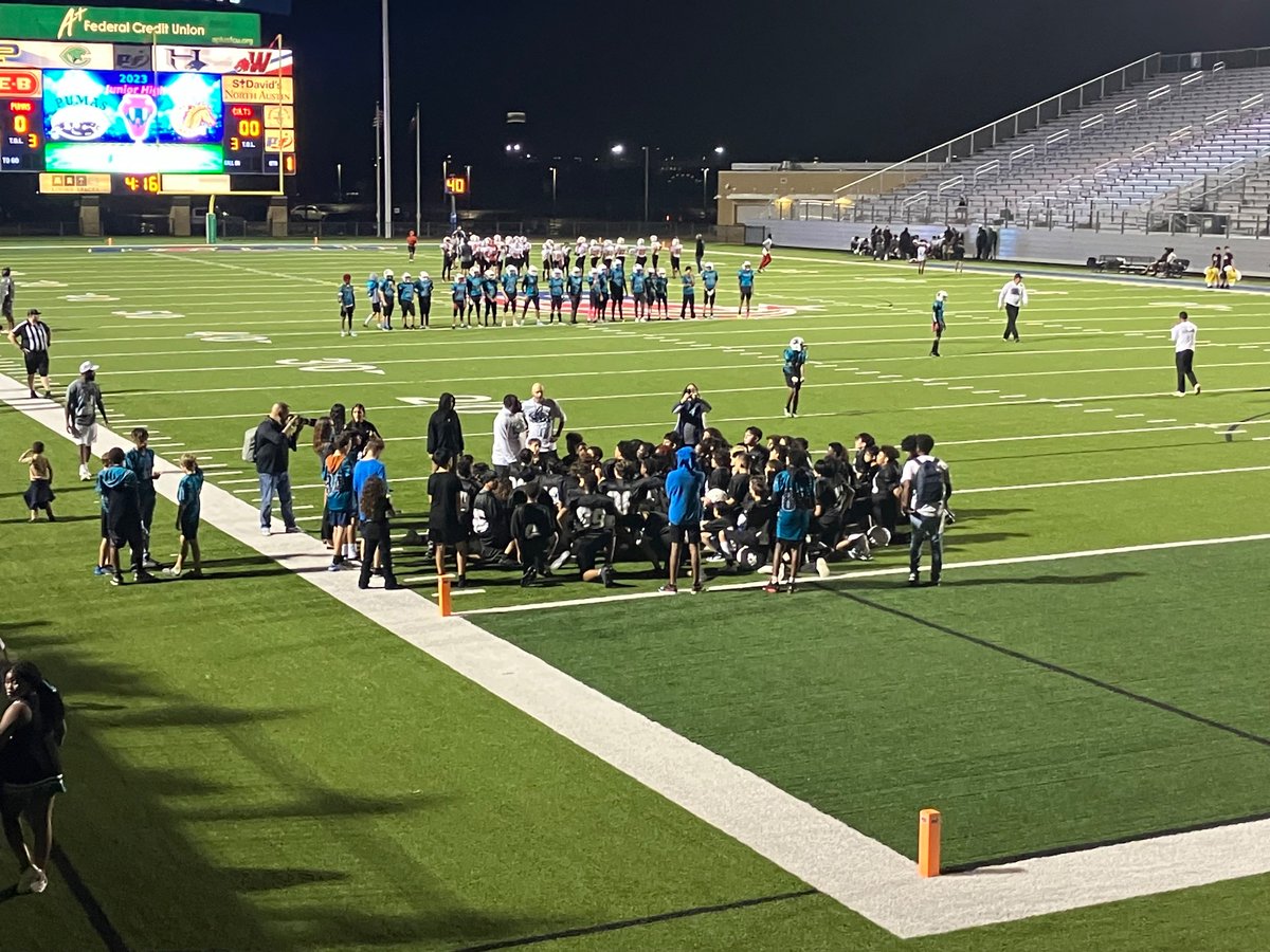PfISDAthletics's tweet photo. What an adventurous but very memorable night for some middle school football 🏈 @pfisd @DMS_Atheltics @pcboysathletics @cele_boys  Our PfISD young folks all represented our p-ville pfam EXTREMELY well!!!!! 💝🏈 GREAT JOB!!! 🤩💯✔️ WHOOP WHOOP 🎤  GREAT SEASON 🏈 https://t.co/DGfgW213Pj