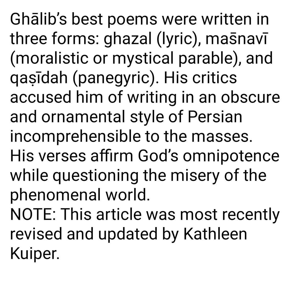 Mushtaq13266417's tweet photo. @Rekhta #Mirza_Ghalib https://t.co/gelNvdj4Nx