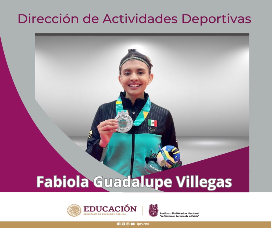 ¡ Un gran ¡Huélum! 👏 para nuestra Atleta Asociada de #TaekwondoIPN🥋, Fabiola Villegas Machorro, quien ha conquistado la Medalla de plata 🥈 en la modalidad TK-3 en los Juegos Panamericanos 2023 en Santiago de Chile. ¡Felicidades por tu esfuerzo y dedicación.
#OrgulloPolitécnico