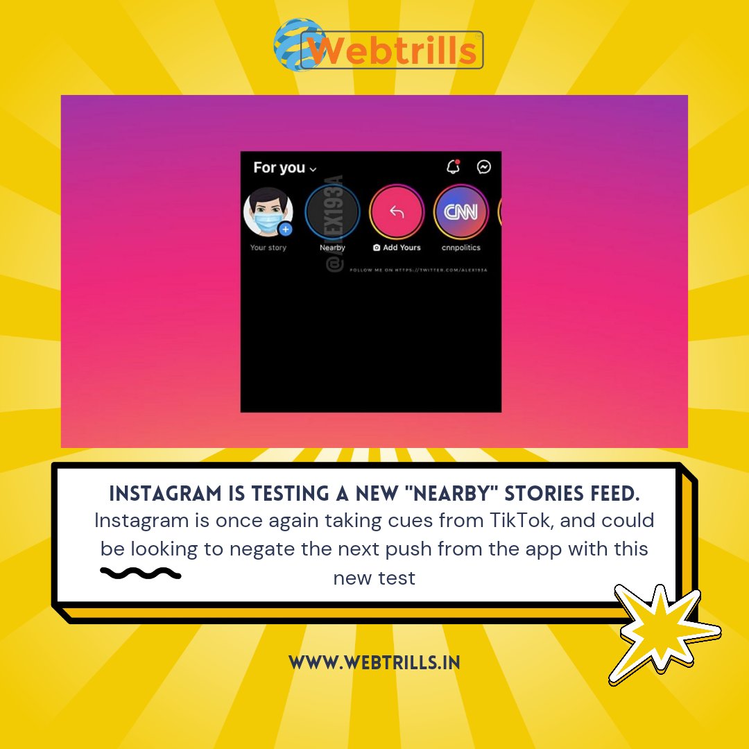 News Update 💯📰🔔
.
#webtrills #news #newsupdate #instagram #instagramupdate #stories #nearby #dailynews #socialmedianews