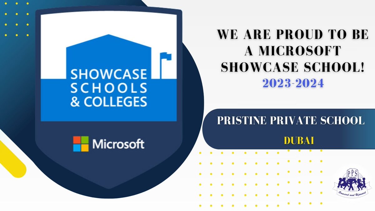 PristineSchool's tweet photo. A proud moment in our journey towards #creatingpathwaysofexcellence! Once again, #PristinePrivateSchool is recognized as a #Microsoftshowcaseschool for its commitment to academic excellence & innovation to enhance learning while ensuring success for all @MicrosoftEDU https://t.co/o9ObTqBdTk