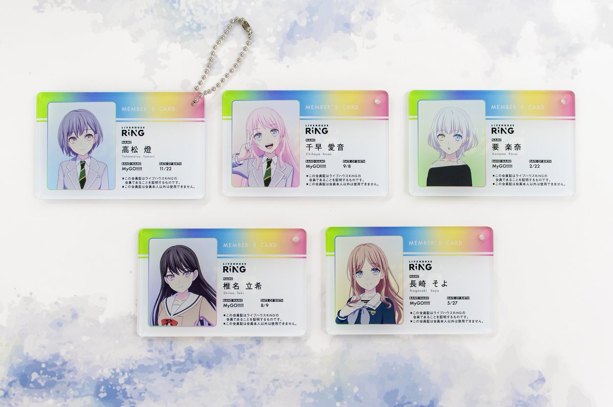 バンドリ　BanG Dream! MyGO!!!!!RiNG会員証　box未開封 F9Qd6uLbQAASQDQ.jpg