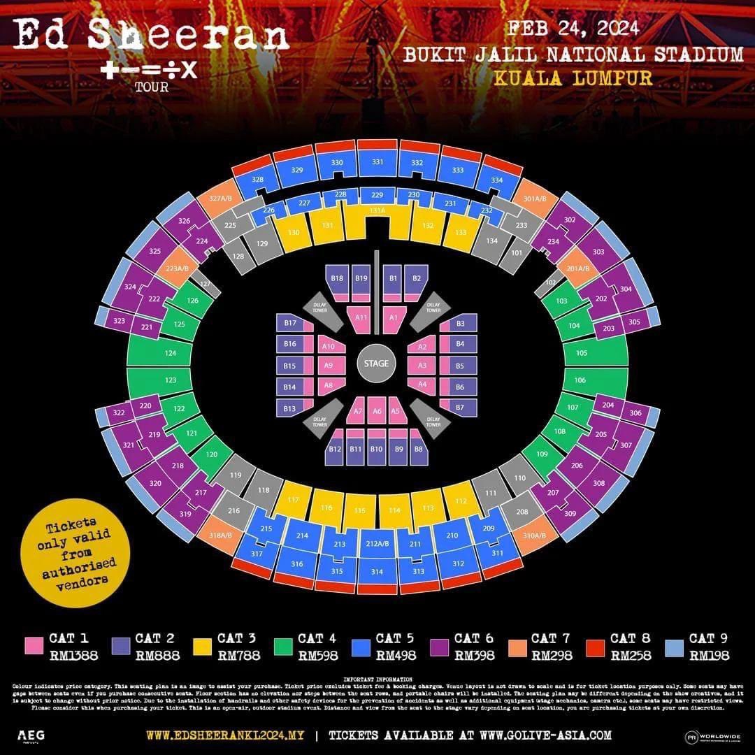 WTS
Ed Sheeran KL Concert Ticket
CAT6
206 x6
206 x6
217 x6
222 x6

All Seat Side By Side
100% Truested Seller , have over 1000+ reference on my IG Store / FB 
DM if interested 

Note :
Ticket only will receive before 10 days event date 
PM if interested
#EdSheeraninMY #EdSheeran
