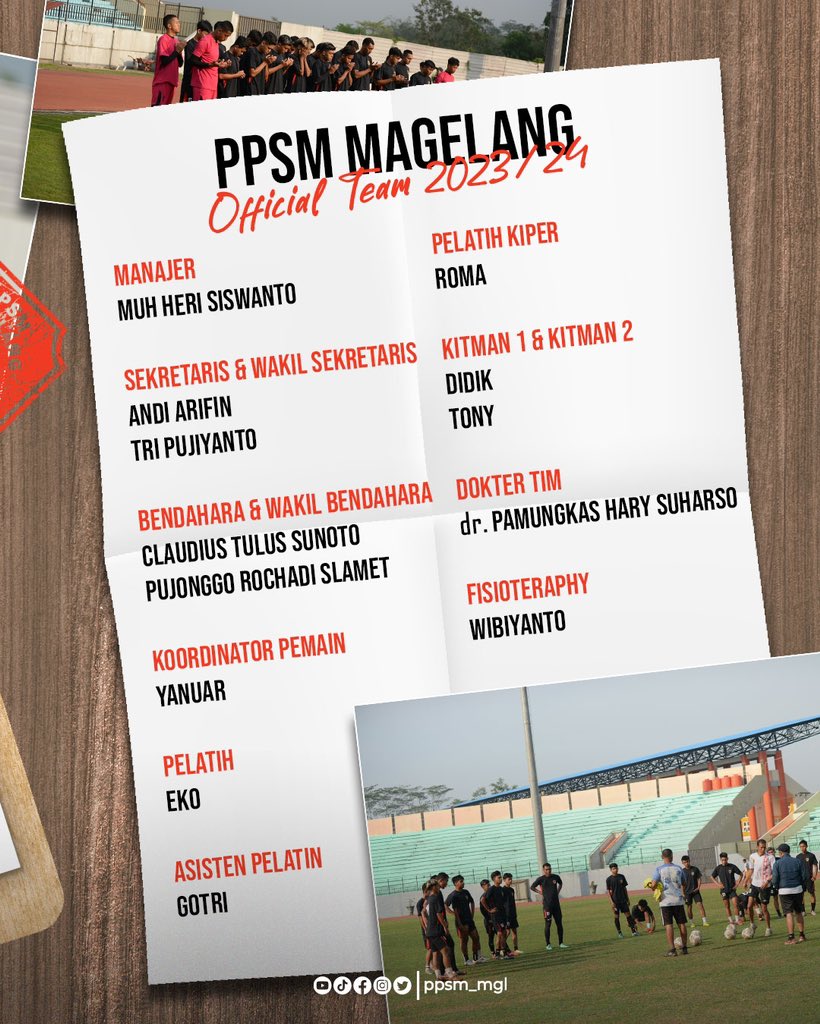 PPSM_MGL's tweet photo. Mereka adalah pahlawan-pahlawan yang akan yang akan berjuang untuk Lambang Paku di dada. Dukungan dan cinta dari kalian adalah api yang menerangi jalan kami. Bersama, kita akan menulis kisah kejayaan baru!

#macantidar https://t.co/moaiJlR126