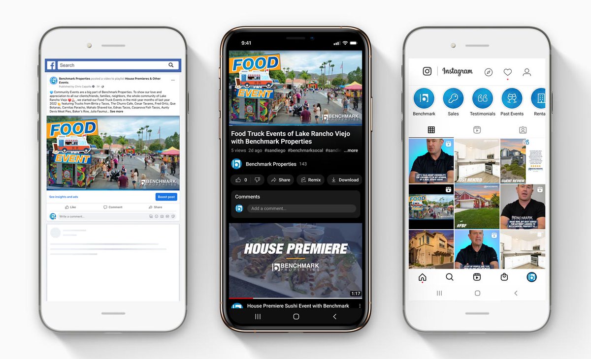 why22studio's tweet photo. Recent post at:
💻 https://t.co/TjJFFf99nW

🎉🎬 Event video cover for IG: @benchmarksocal Food Truck Events in Lake Rancho Viejo video for YouTube, Fb, IG, LinkedIn posts. New and updated projects now live on @behance :
💻 https://t.co/G38mZ9YMEe

#why22studio #graphicdesign https://t.co/SzxDq58wkA