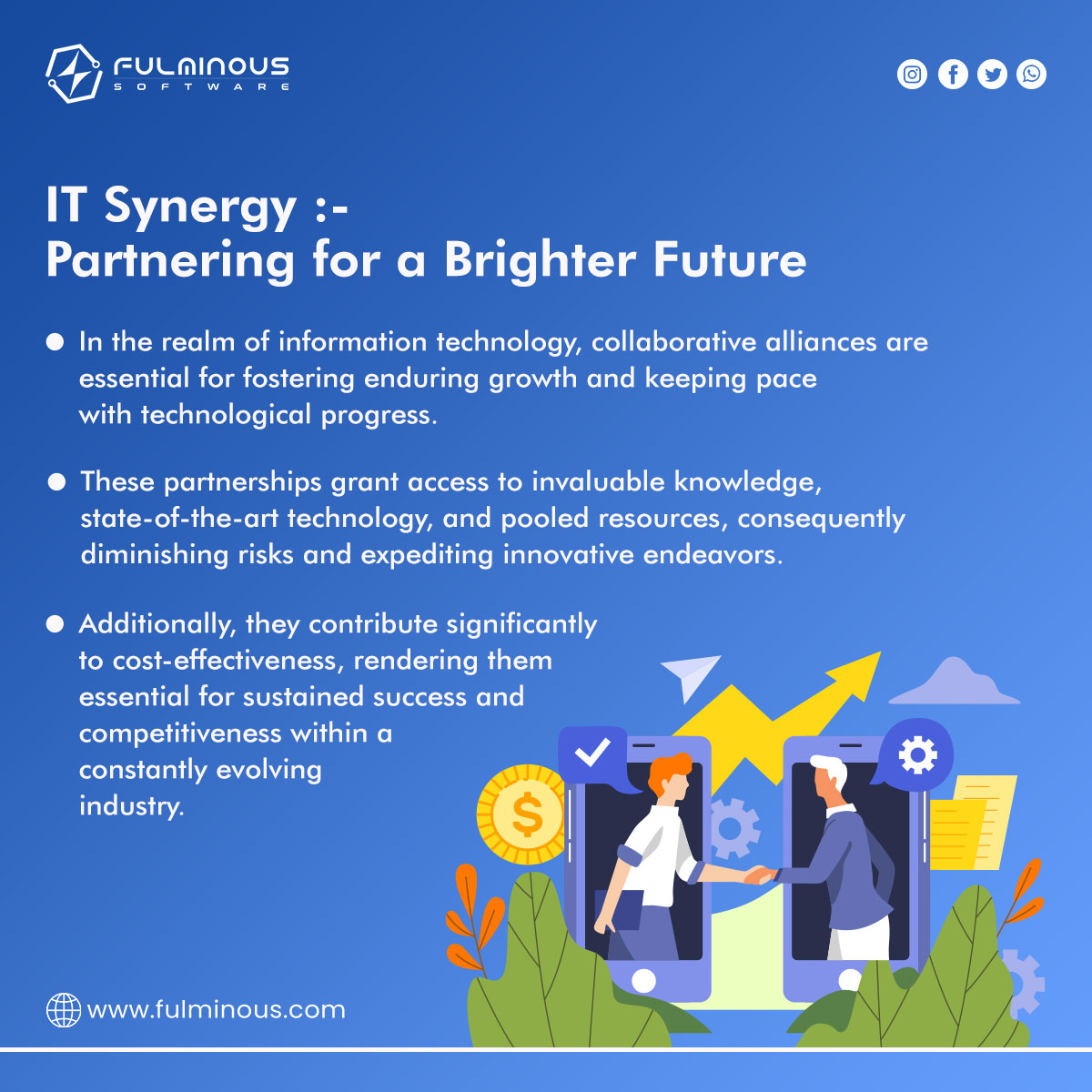 fulminous_soft's tweet photo. Unlocking IT's Potential Together: Join Us in Building a Brighter Future Through Collaborative Synergy. 🌟 #ITInnovation #CollaborationForSuccess #fulminoussoftware #fulminous #TechForGood
#DigitalTransformation #InnovationNation #TechTogether https://t.co/phUsKbSC45