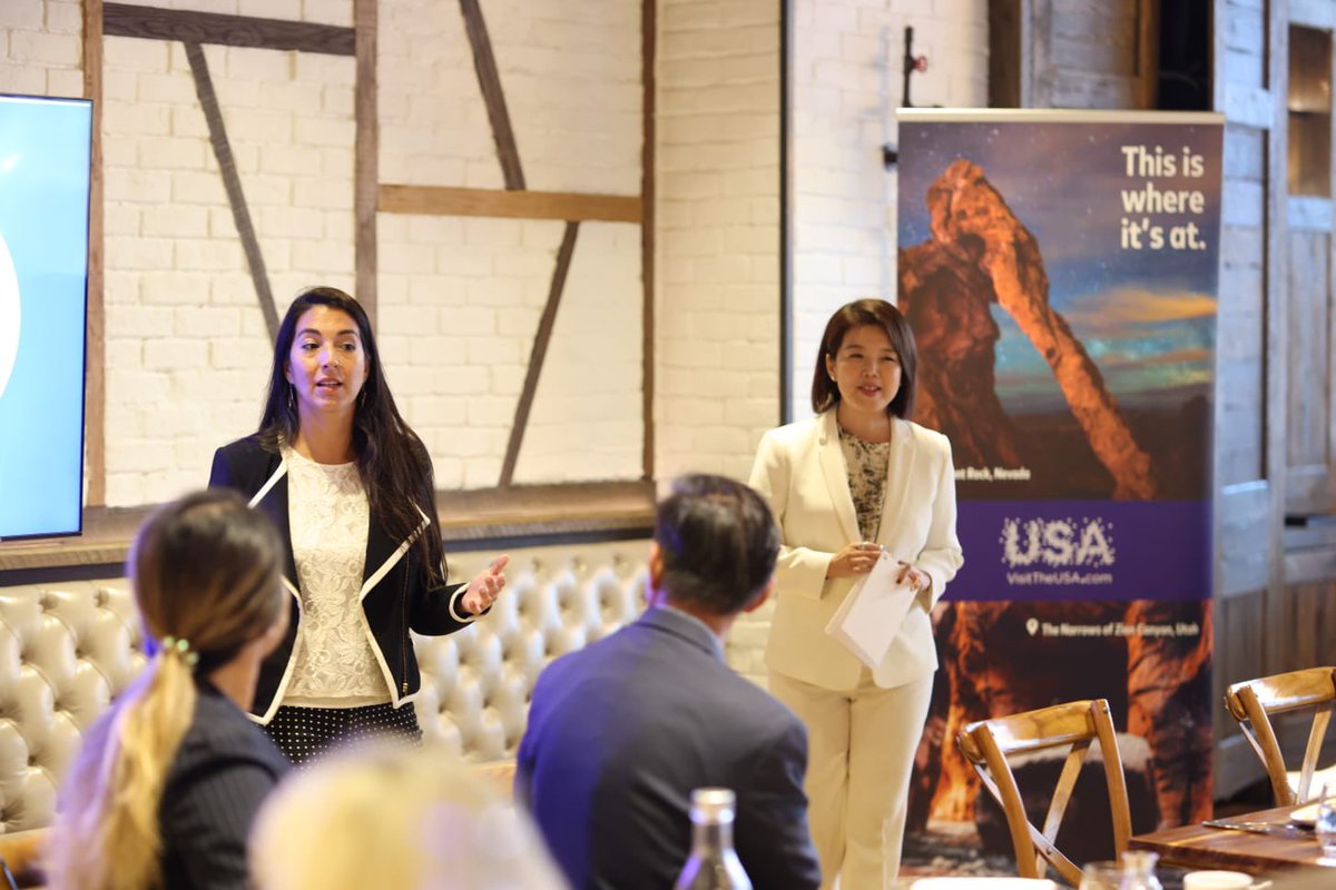 Happening now: Brand USA kickstarts #ITBAsia2023 w/ the Brand USA Southeast Asia Market Update. The breakfast event brings together key players in the U.S. travel industry for a deep dive into the Southeast Asia market, discussing trends and opportunities. linkedin.com/posts/reenehop…