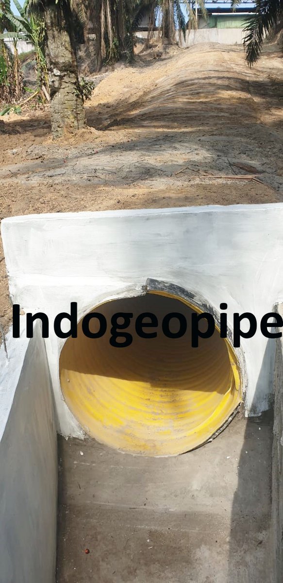 indogeopipe's tweet photo. Pipa HDPE Spiral sebagai gorong - gorong di perkebunan kelapa sawit. https://t.co/Er8LHypL7k