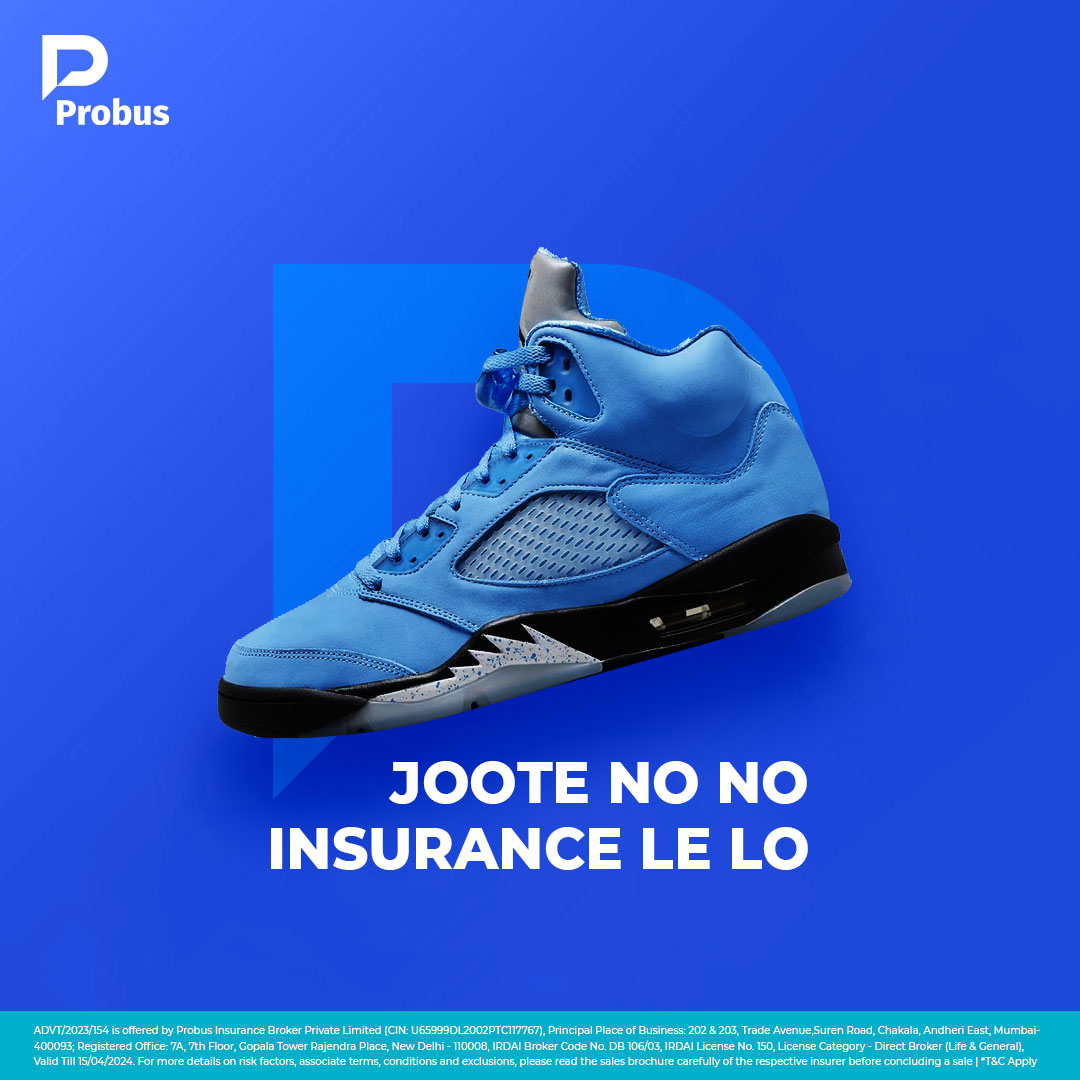 ProbusInsurance's tweet photo. You’ve got sneakers that cost a fortune but insurance feels like a 'heel' too high?
Remember, life's unpredictable – invest in your future!
#InsureWithProbus https://t.co/9ghwQvYiUV
