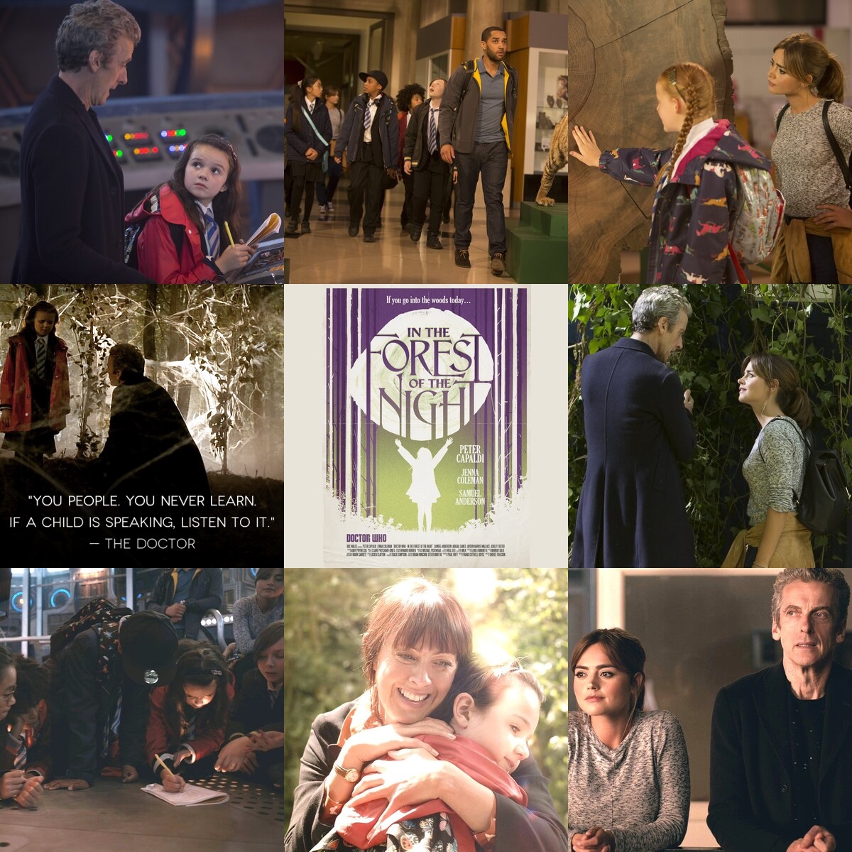 brinatello's tweet photo. #WaybackWednesday (October 25, 2014): The #DoctorWho episode, #InTheForestOfTheNight, aired. The #TwelfthDoctor (#PeterCapaldi), #ClaraOswald (@Jenna_Coleman_), #DannyPink (@theblackpaddy), and some Coal Hill students venture through a massive overgrown forest 🌲 within the city. https://t.co/O6DUCcxcGk