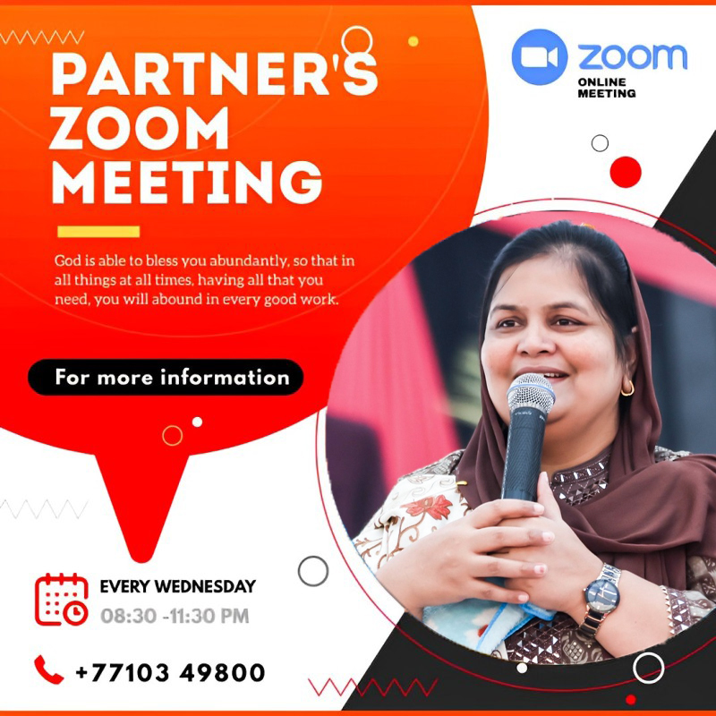 pastorkanchan's tweet photo. KMM brings here the National and International Partners Zoom Meeting for all the Partners on the Zoom platform.
To receive the link to the International Partners Meeting on Zoom - Contact 7710342800 ( WhatsApp).

#kanchanmittalministries #KMMChurch #KMMOnline #InternationalChurch https://t.co/o623OJE2KP