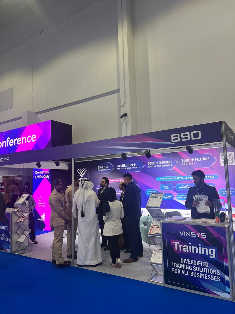Exciting start at #HRSESummit & Expo (@theHRobserver) of Team Vinsys!

We enjoyed connecting with amazing individuals at DWTC Halls 3&4.

Looking forward to continuing the energy for the upcoming day, so join us for more exploration!
#HRSE #HRSEEvent #HREvent #HRSEDXB