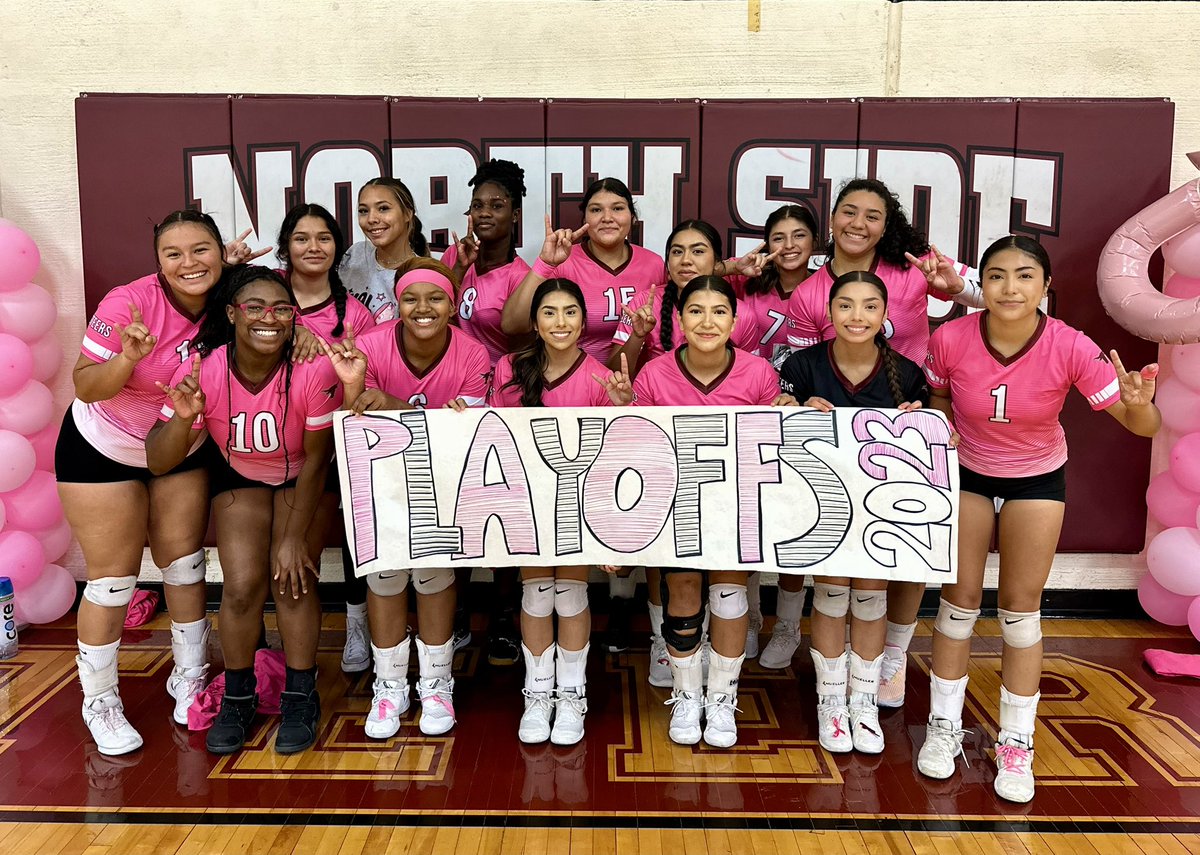 NSHS Volleyball (@nshs_volley) on Twitter photo Tonight we end district play tied for 3rd, but look forward to the first round of playoffs. This is our sixth consecutive playoff appearance, the most in school history! #SteersUp ๐ค๐ฝ๐ค๐ <a href="/CoachRivas1ar/">Coach Arturo Rivas</a> <a href="/NSHSAthTraining/">North Side Athletic Training</a> <a href="/NorthSideFWISD/">North Side High School</a> <a href="/Gosset41/">Brian Gosset</a> Tonight we end district play tied for 3rd, but look forward to the first round of playoffs. This is our sixth consecutive playoff appearance, the most in school history! #SteersUp ๐ค๐ฝ๐ค๐ <a href="/CoachRivas1ar/">Coach Arturo Rivas</a> <a href="/NSHSAthTraining/">North Side Athletic Training</a> <a href="/NorthSideFWISD/">North Side High School</a> <a href="/Gosset41/">Brian Gosset</a>