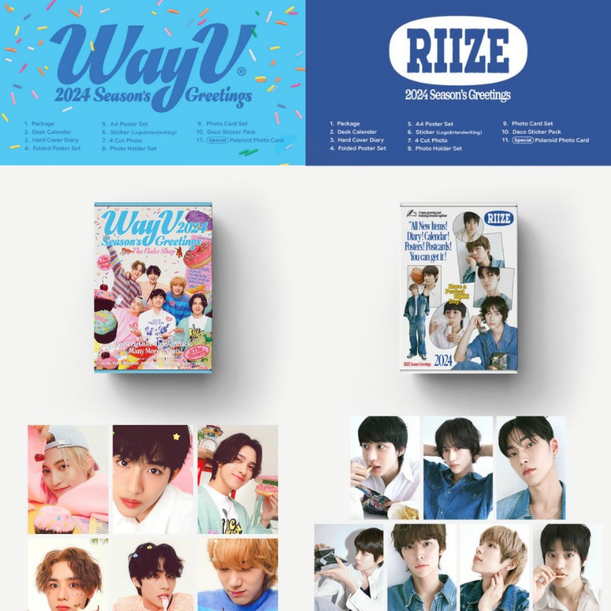 ChinguHaulicPH's tweet photo. #CHPH_GO PH GO wts lfb

✨ SM ARTISTS 2024 SEASON'S GREETINGS ✨

💎 2,400 + LSF

NETA
Freebies
DOO/DP: Nov 5; 50%
Rembal: Nov 20

Order here: https://t.co/iGeEaPWjoY

#SUPERJUNIOR #TVXQ #REDVELVET #AESPA #NCT127 #NCTDREAM #WAYV #RIIZE #NCT https://t.co/IGigltfJGp