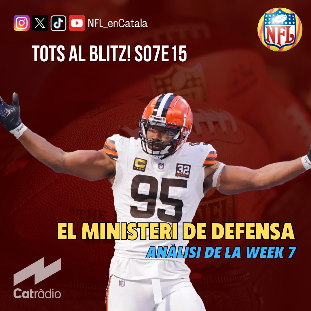 NFL_enCatala's tweet photo. 🏈👉 Tots al Blitz! S07E15 👈🏈
🎙️ Anàlisi de la setmana 7 de competició a l’NFL.
🛡️ Rebel·lió de les defenses, calendari i percepcions, correus dels oients, Hall of Fame de noms…
🛞 I en @Gartzolicious, el Pick'em i la Roda de Partits!
Links al següent tuit (👇) #NFLcat https://t.co/PJOAcUzjXI