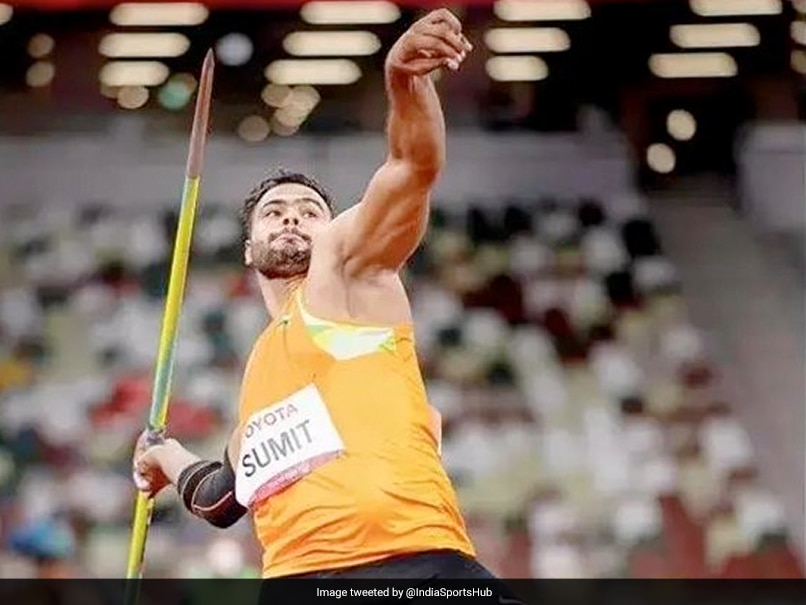 #AsianParaGames2023 : #SumitAntil wins gold; throws 73.29 metres in F/64 javelin throw, creating a new world record.