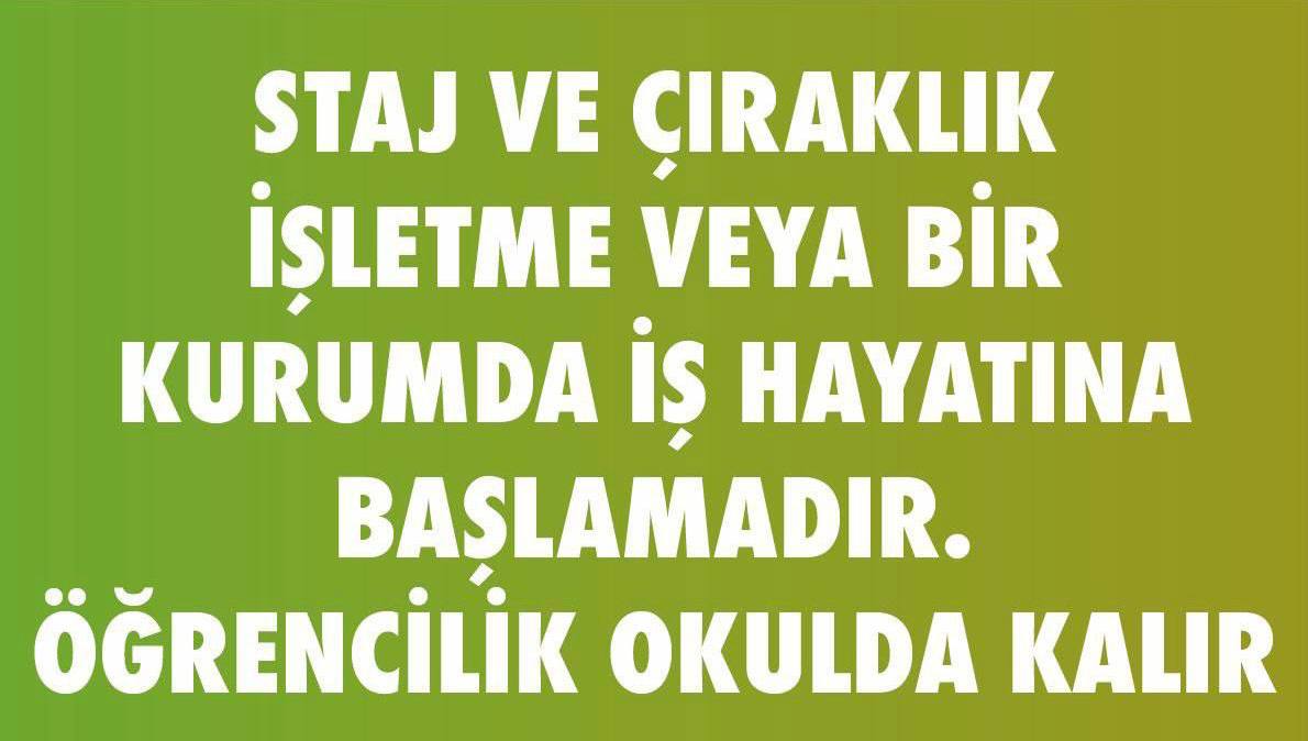 EYT AÇIKLANDI BİTTİ DEĞİL EYT AÇIKLANDI STAJ MAĞDURLARI MAĞDUR OLARAK BIRAKILDI 
ADALET İSTİYORUZ

Emekçi Kadınlar Diyor ki
#YüzüncüYılda3308Değişsin