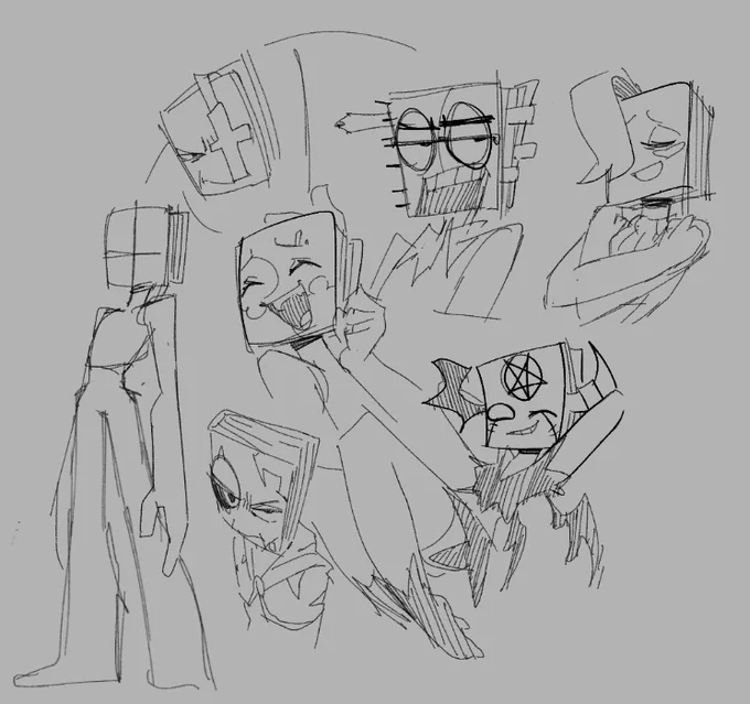 doodled some bibliosapians before bed 