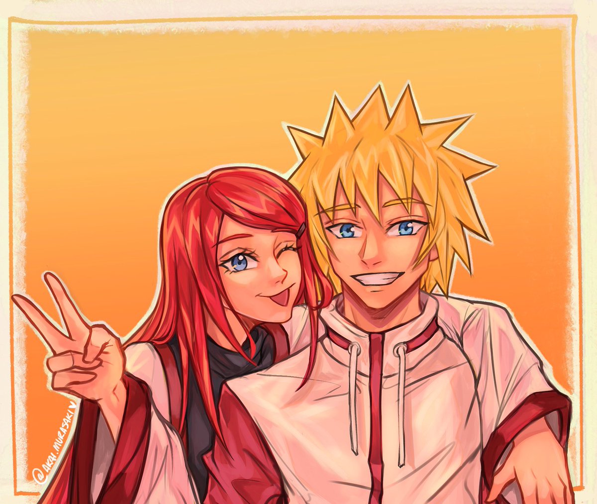 The best couple 💖

#minatonamikaze #kushinauzumaki #NARUTO #minakushi  #ミナクシ #イラスト