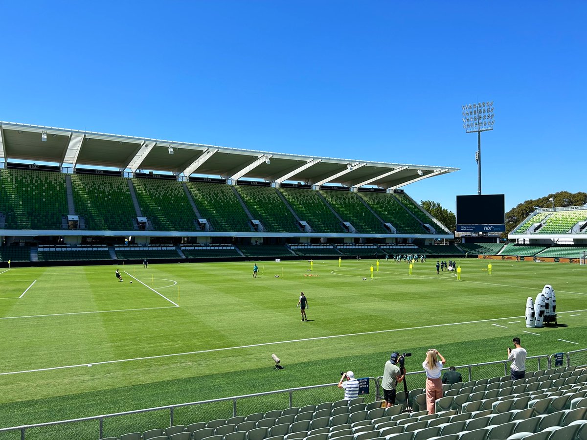 HUGE! 🎟️ the <a href="/TheMatildas/">CommBank Matildas</a> Olympic qualifiers in Perth are ALL sold out!

That’s now 11 sold out matches in a row!

Perth’s own Sam Kerr and the Tillies hit the training track today ahead of tomorrow nights first clash against Iran.

<a href="/6PR/">6PR Perth</a> <a href="/9NewsPerth/">9News Perth</a>