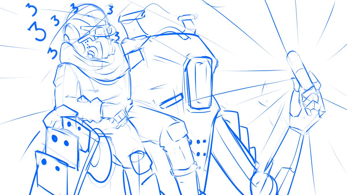 Iniqu1ty's tweet photo. Got something cookin' 👀

Sketch by Sanie https://t.co/1ryFAij9wa