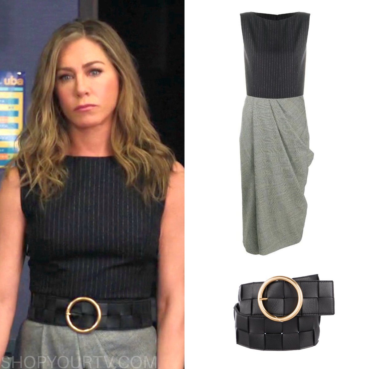 ShopYourTv's tweet photo. Alex Levy (Jennifer Aniston) wearing Alexander McQueen ($1,294) and Bottega Veneta ($850) in 3x08 of The Morning Show  

https://t.co/yk27aYrcHm

@TheMorningShow https://t.co/ZiqJ1EfftH