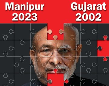 The RSS Remote Control in Nagpur is obviously very pleased with the deadly GujModel being successfully implemented in Manipur, under their stooges of  Double-Engine BJP-RSS Sarkar. 
#BharatJalaoParty