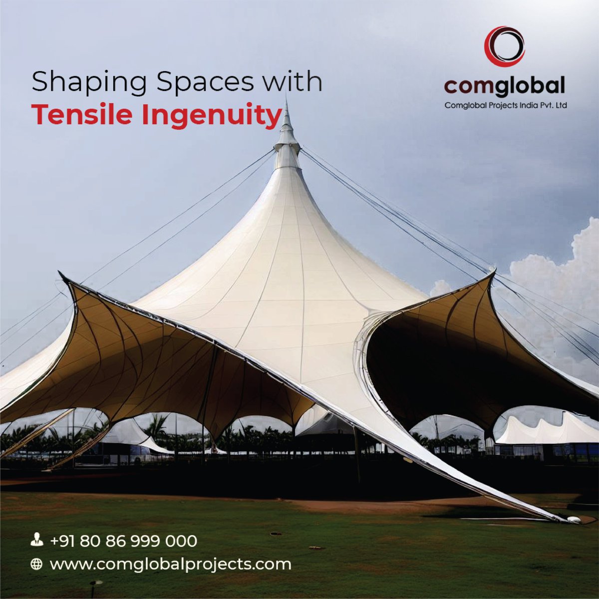 comglobal_'s tweet photo. Comglobal Roofing Projects: Where Tensile Ingenuity Shapes Spaces! Explore our portfolio of visionary architecture and discover the art of redefining environments.
#comglobalprojects #roofingservices #constructionservices #LeoIndustryHit  #tensilestructures #comglobalprojects https://t.co/oGhWfvcF6y