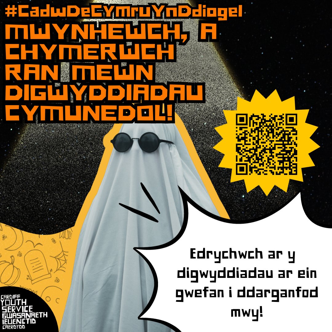 BE SAFE, BE SENSIBLE, BE MINDFUL DURING OCTOBER HALF TERM 👻🧟

BYDDWCH YN DDIOGEL, BYDDWCH YN SYNHWYROL, BYDDWCH YN YSTYRIOL YN YSTOD HANNER TYMOR YR HYDREF👻🧟

#OpBang #KeepingSouthWalesSafe #cadwdecymruynddiogel