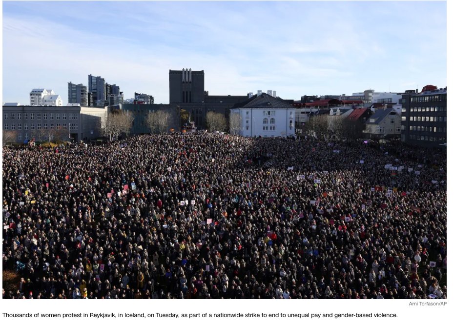 Now that we know GENDER INEQUALITY costs Aust $128 Billion & a woman with 1 child earns $2Million LESS over a working life than man with 1 kid bit.ly/494krnd Why are we not doing this👇 Women in Iceland sure know how to rally! @sammostyn cnn.com/2023/10/23/eur…