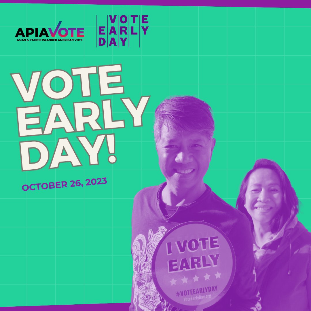 OCACleveland's tweet photo. Did you know nearly three-fourths of Asian Americans voted early or by mail in 2022?
It’s safe, secure, and convenient! Find out your early voting options by visiting https://t.co/UsVUCTlKRn!
@CLEVotes @APIAVote @asiatowncle @voteearlyday
#VoteEarlyDay #VoteReady #CLEready https://t.co/yg3dokY7av