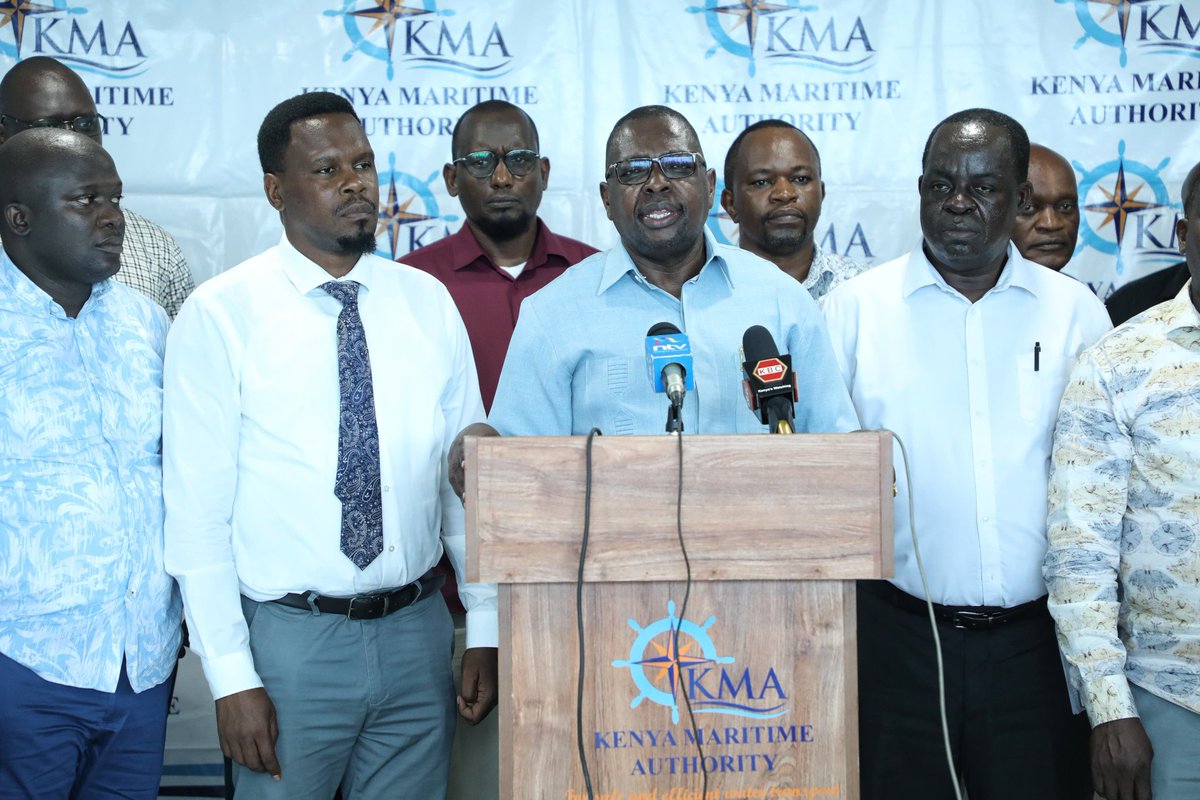 Kenya Maritime Authority official (@kmakenya) on Twitter photo PS <a href="/MaritimeKE/">State Department for Shipping and Maritime Affairs</a> <a href="/GeoffreyKaituko/">Amb. Geoffrey KAITUKO CBS 🇰🇪</a> today held a meeting with industry stakeholders at KMA Towers where the technical committee report on Shipping lines charges,reintroduction of container repairs locally and local investment in the logistics chains was presented PS <a href="/MaritimeKE/">State Department for Shipping and Maritime Affairs</a> <a href="/GeoffreyKaituko/">Amb. Geoffrey KAITUKO CBS 🇰🇪</a> today held a meeting with industry stakeholders at KMA Towers where the technical committee report on Shipping lines charges,reintroduction of container repairs locally and local investment in the logistics chains was presented