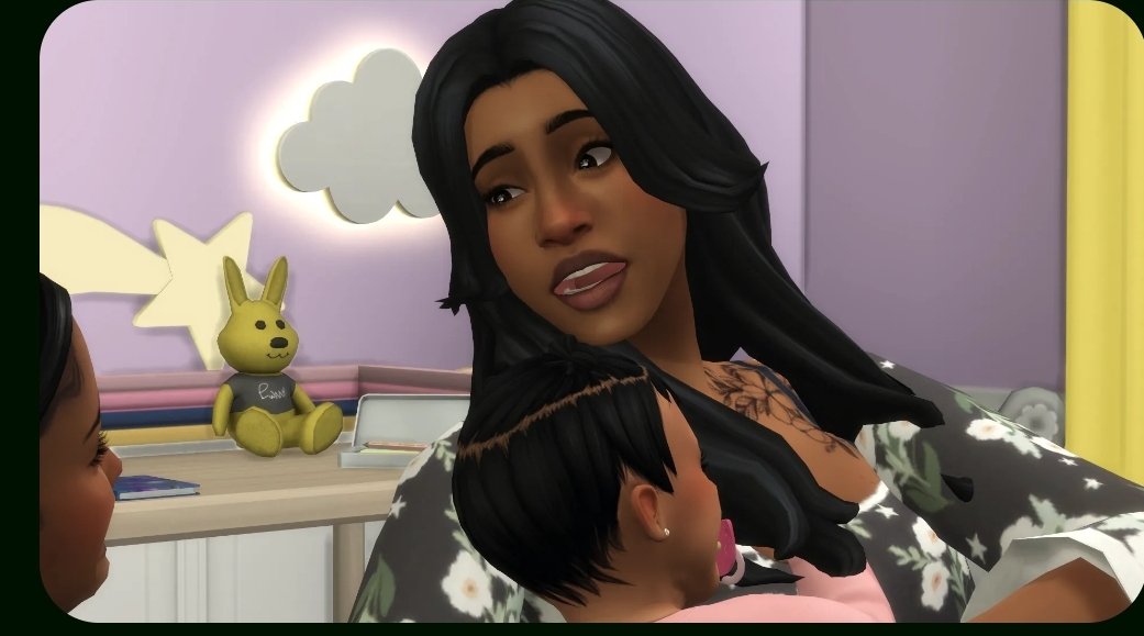 EdAwGhIzZlE's tweet photo. Tiana: Did you mean to have so many kids?
T'Mara: Well, it certainly wasn't planned, but we are so thankful for all of you!
Jamari: And we wouldn't have it any other way.
🥺❤️
#TheSmithFamily #TheSims4 #ShowUsYourSims #SimFamily
@oshinsims_ https://t.co/vh7b2y16qa