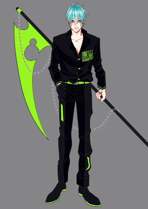 リハビリ一次創作おえかき 手癖でかくと厨二になる