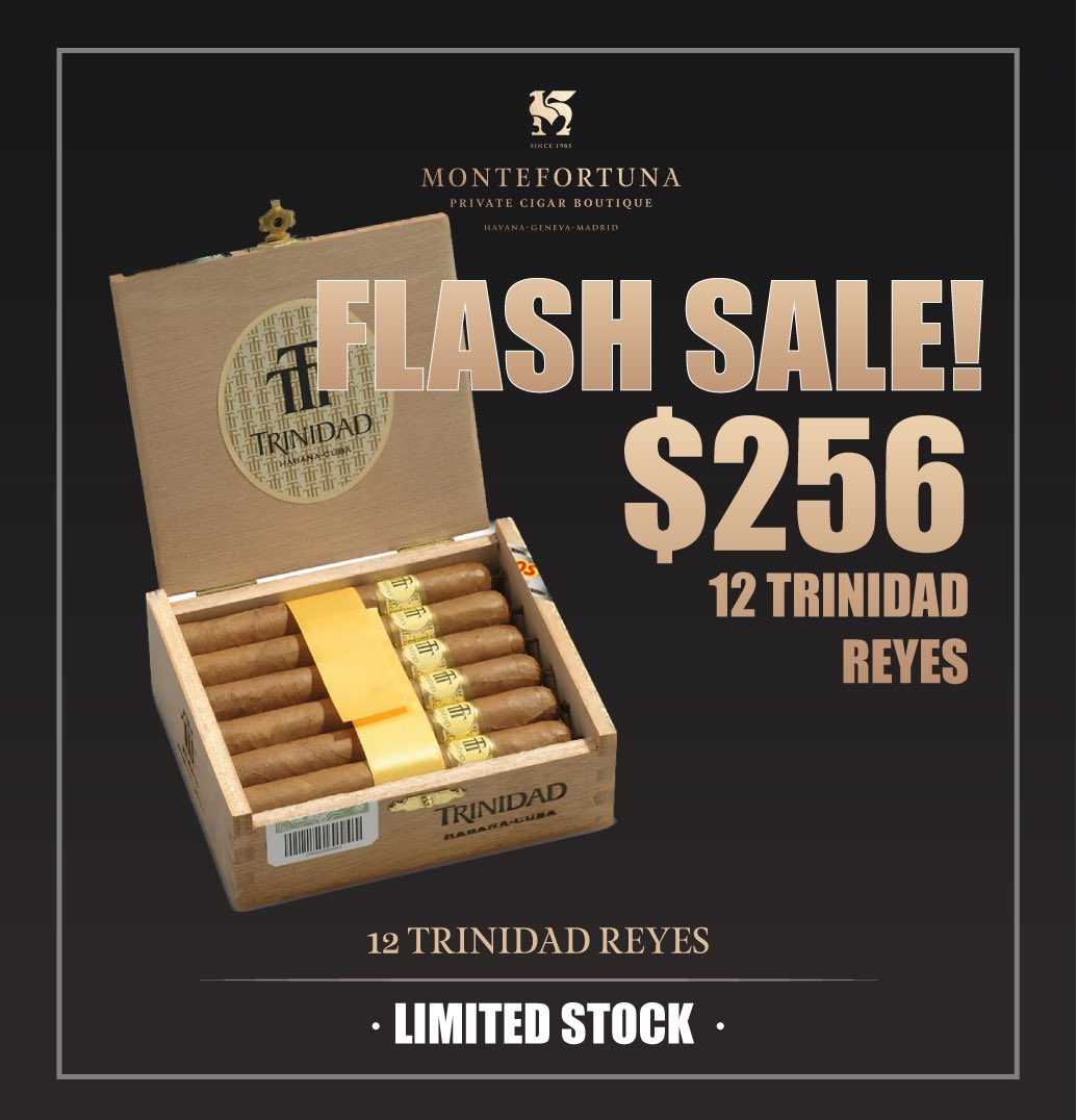 Trinidad Reyes ⭐️ Flash Sale!

Limited Stock available for $256

Order Now! ⤵️

montefortunacigars.com/shop/trinidad-…