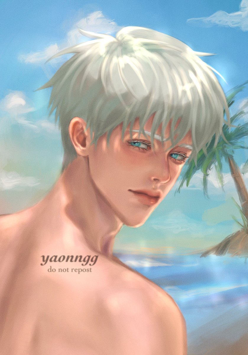 yaonngg's tweet photo. 🏝🏖☀️#Gojo #GojoSatoru #jjk #JujutsuKaisen #jujutsukaisenfanart #呪術廻戦 https://t.co/yBxLXKqTrk
