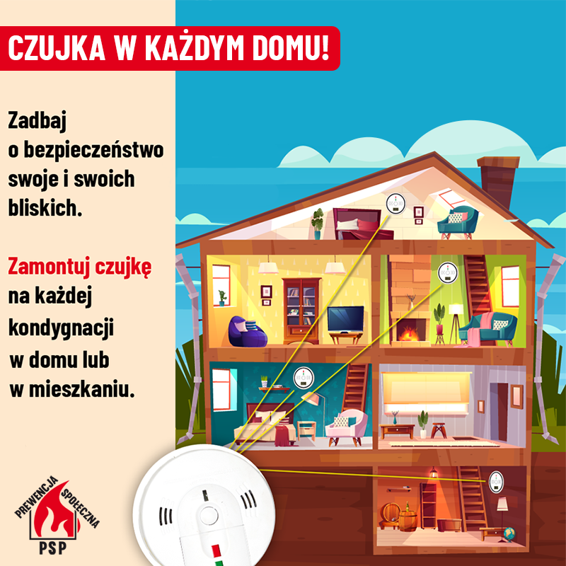 Jeśli jeszcze jej nie masz - nie wahaj się‼️ Zamontuj czujkę tlenku węgla / czujkę dymu dla bezpieczeństwa siebie i swoich bliskich. Więcej informacji na stronie ➡️gov.pl/web/kmpsp-gdan…
🚒🚒🚒🚒🚒🚒🚒
<a href="/RadioGdansk/">Radio Gdańsk</a> <a href="/KW_PSP_GDANSK/">KW PSP Gdańsk</a> <a href="/Kierzkowski_PSP/">Karol Kierzkowski</a> <a href="/prew_spol_psp/">Prewencja Społeczna Państwowej Straży Pożarnej</a> <a href="/dz_baltycki/">Dziennik Bałtycki</a>